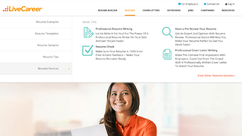 LiveCareer.com Resume Writing Service